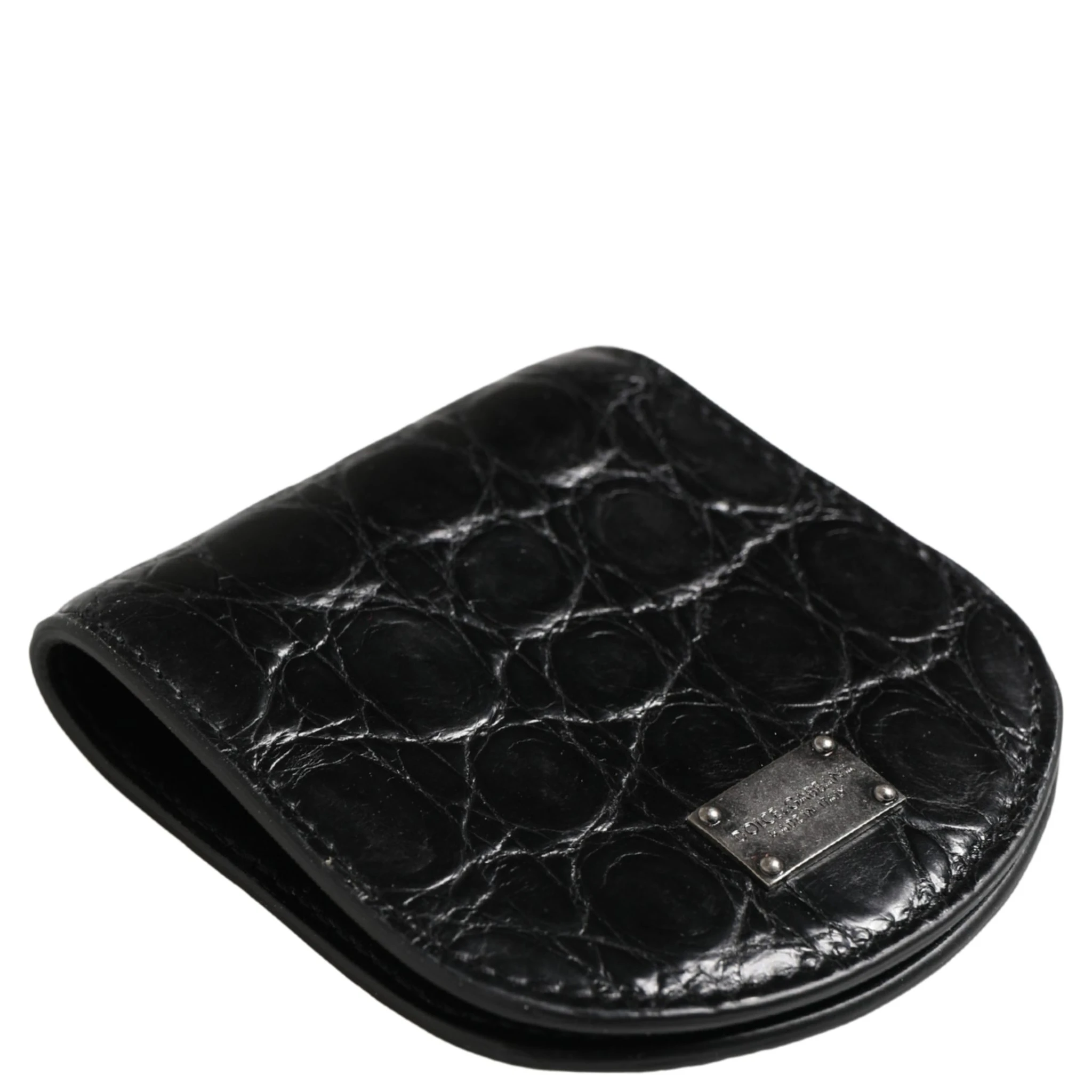 Black Exotic Skin Condom Case Holder Pocket Wallet