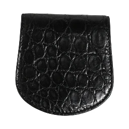 Black Exotic Skin Condom Case Holder Pocket Wallet
