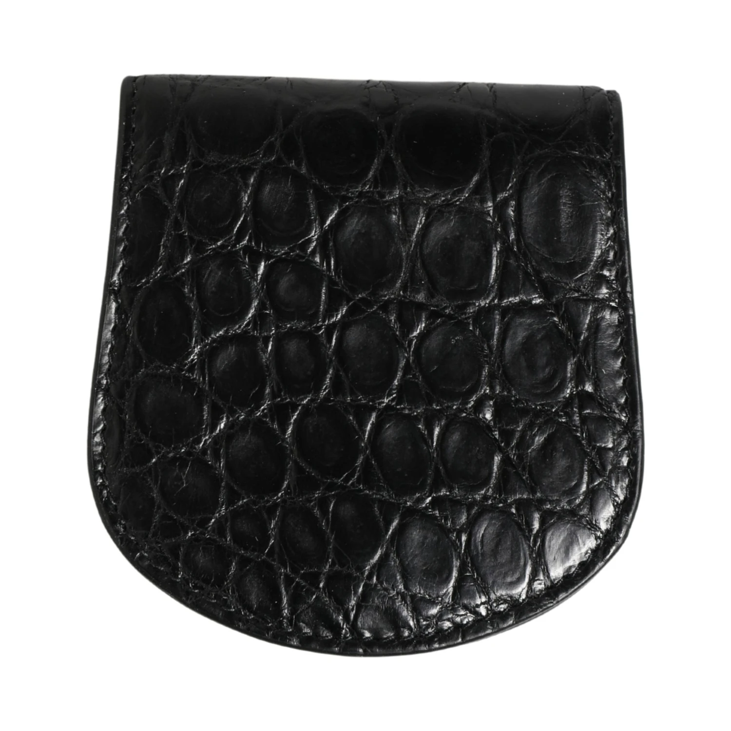 Black Exotic Skin Condom Case Holder Pocket Wallet