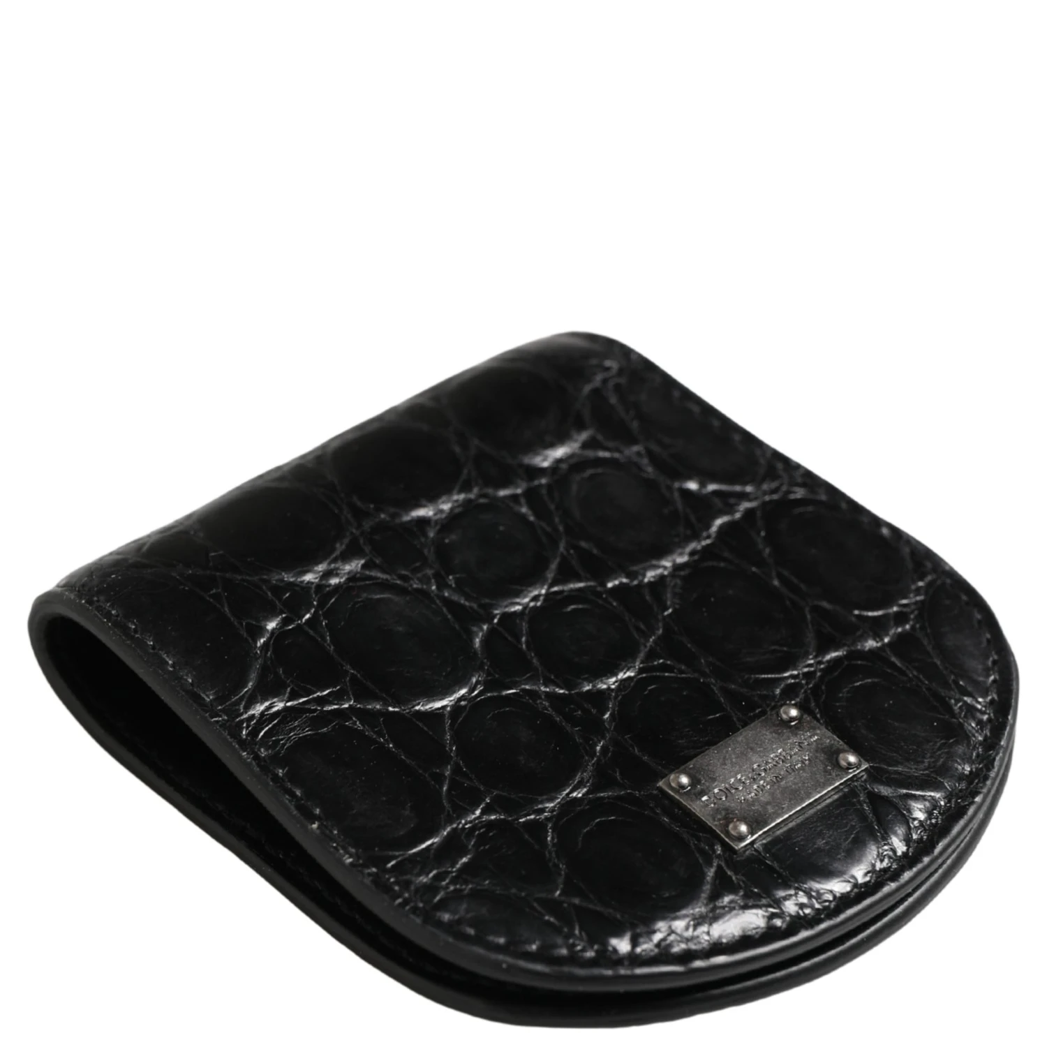 Black Exotic Skin Condom Case Holder Pocket Wallet