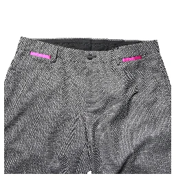 Gray Viscose Skinny Men Dress Trouser Pants