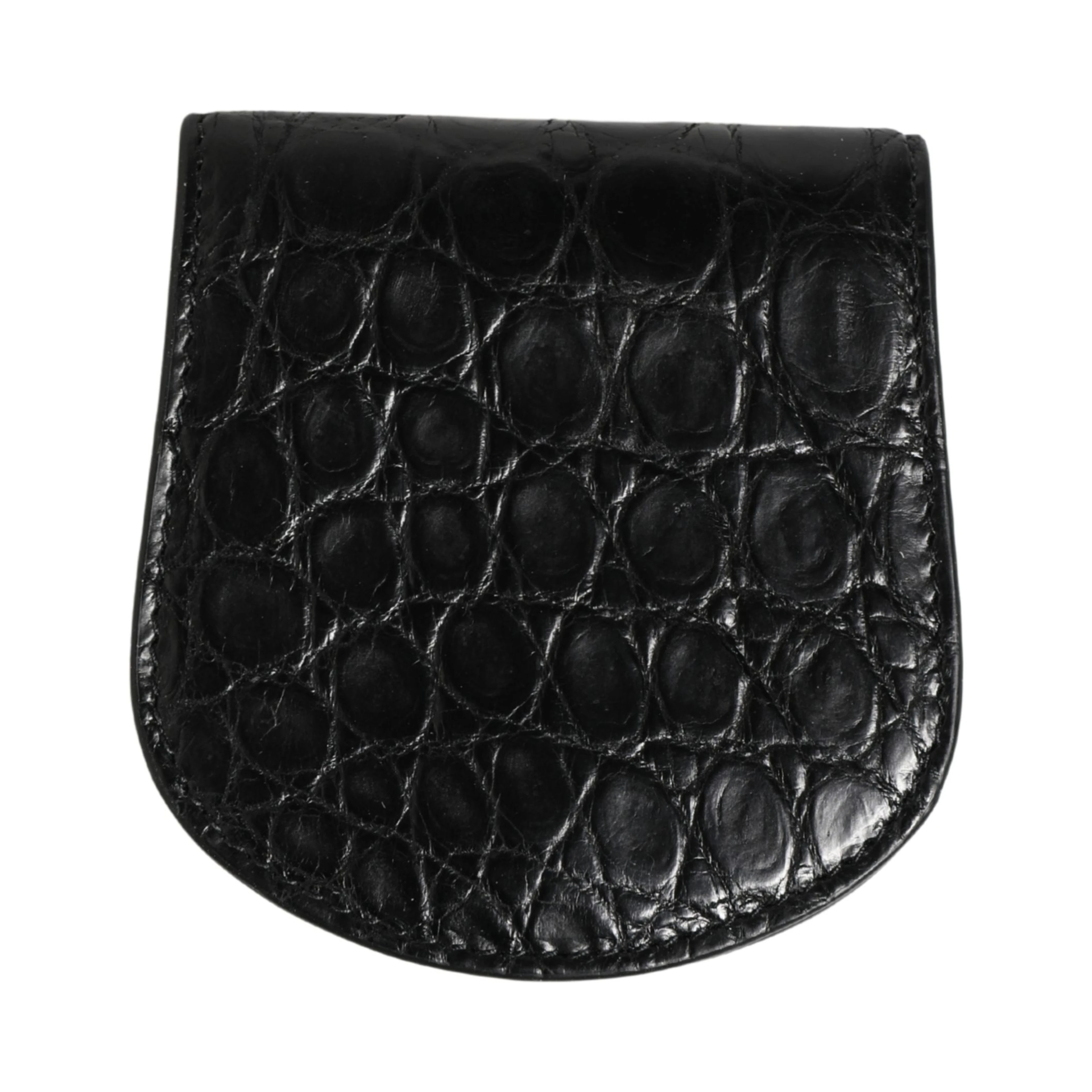 Black Exotic Skin Condom Case Holder Pocket Wallet