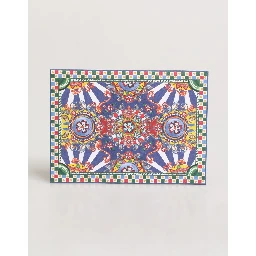 Multicolor Carretto Siciliano Envelope Post Card Holder