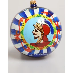 Multicolor Hand Painted Sicilian Ornament Christmas Ball
