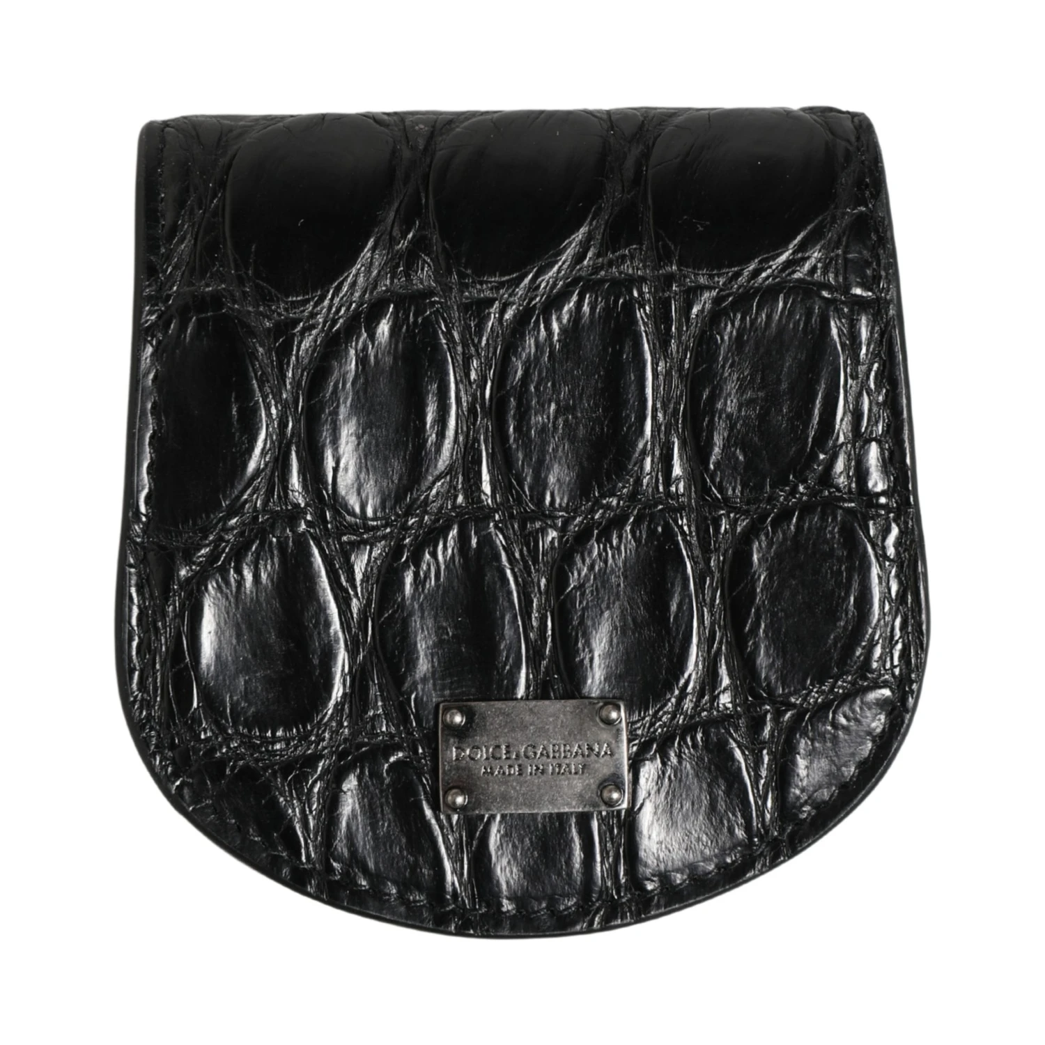 Black Exotic Skin Condom Case Holder Pocket Wallet