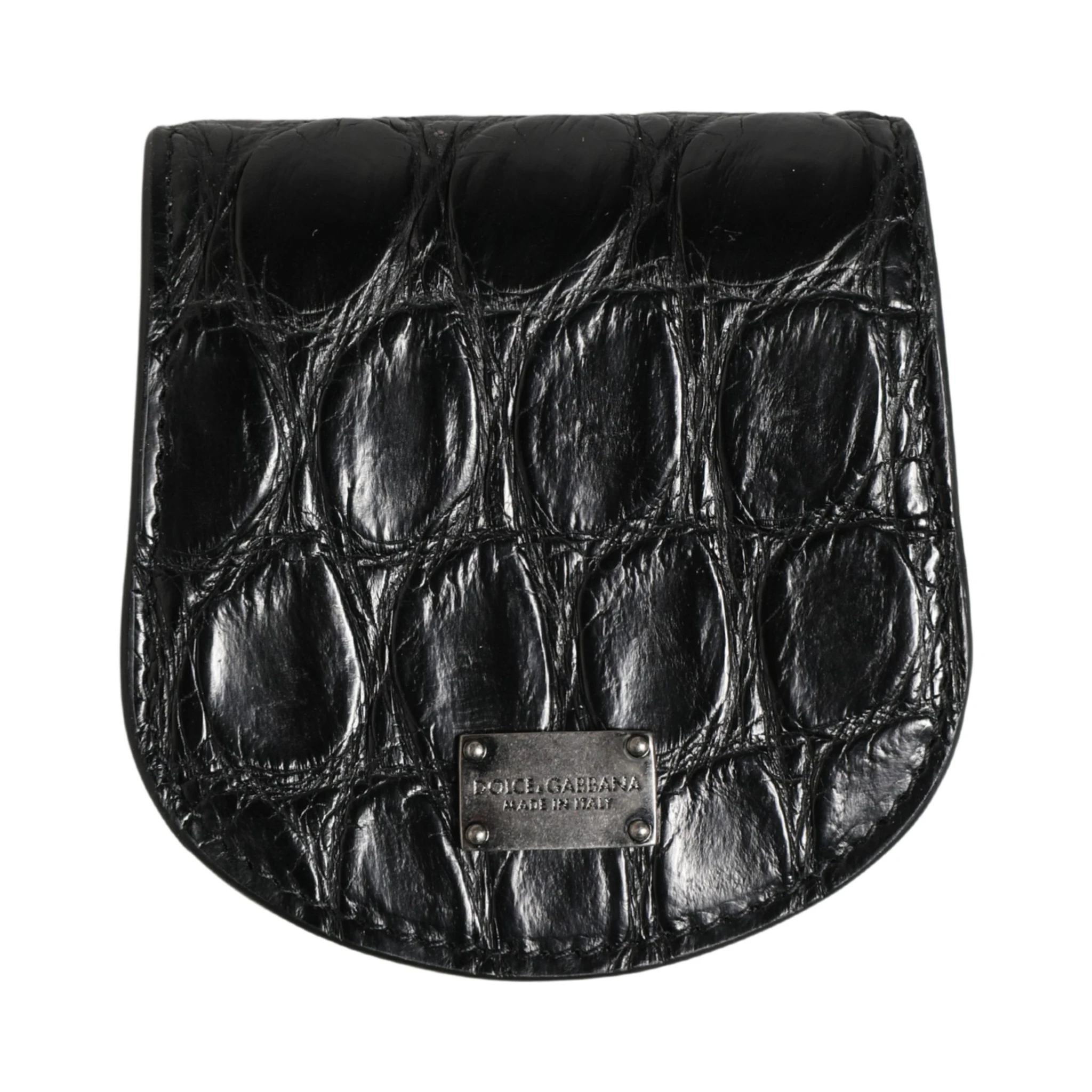 Black Exotic Skin Condom Case Holder Pocket Wallet