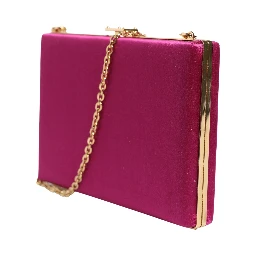 Pink Cotton Clutch Evening Crossbody Women Purse Bag