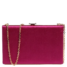 Pink Cotton Clutch Evening Crossbody Women Purse Bag
