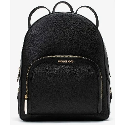 Black Leather Backpack