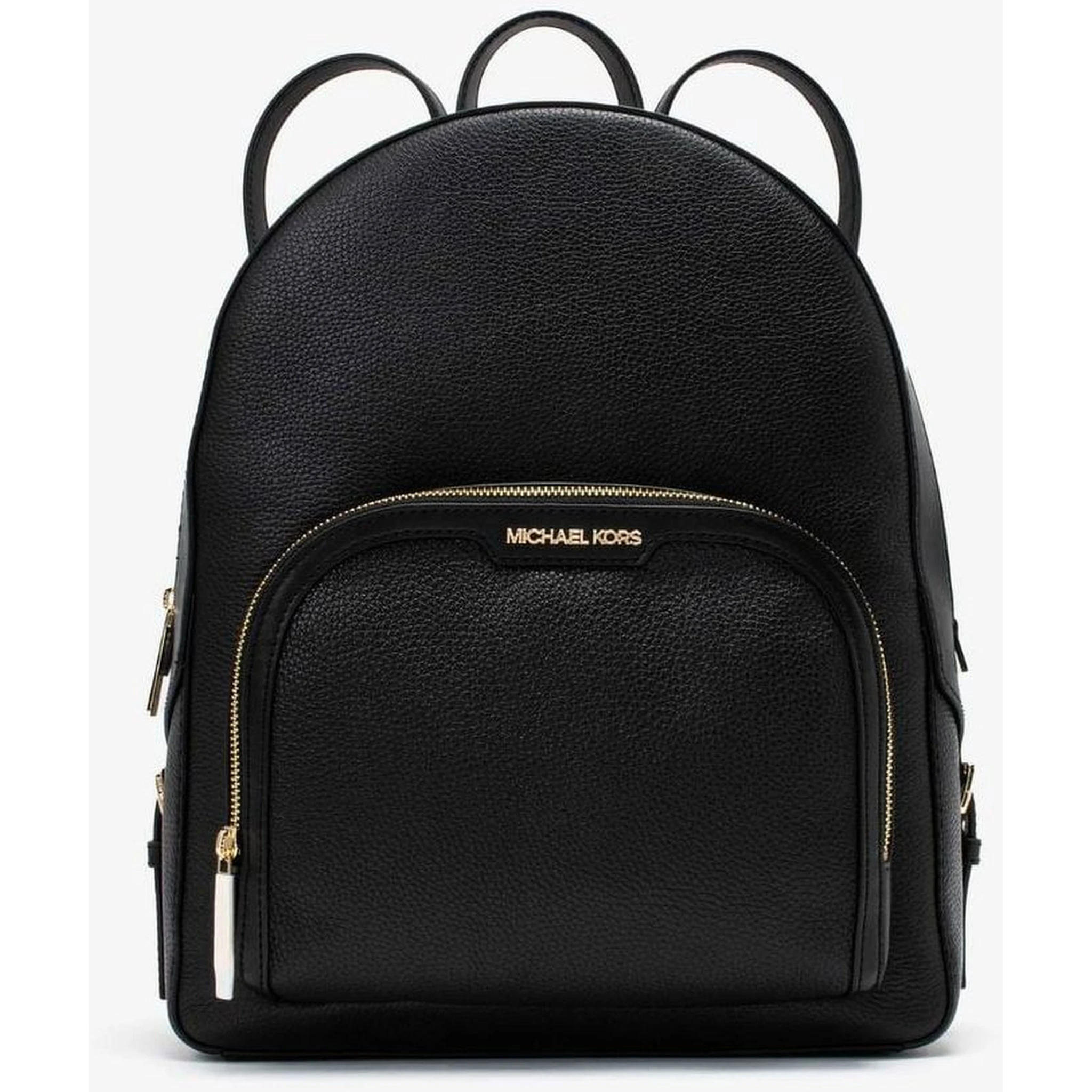 Black Leather Backpack