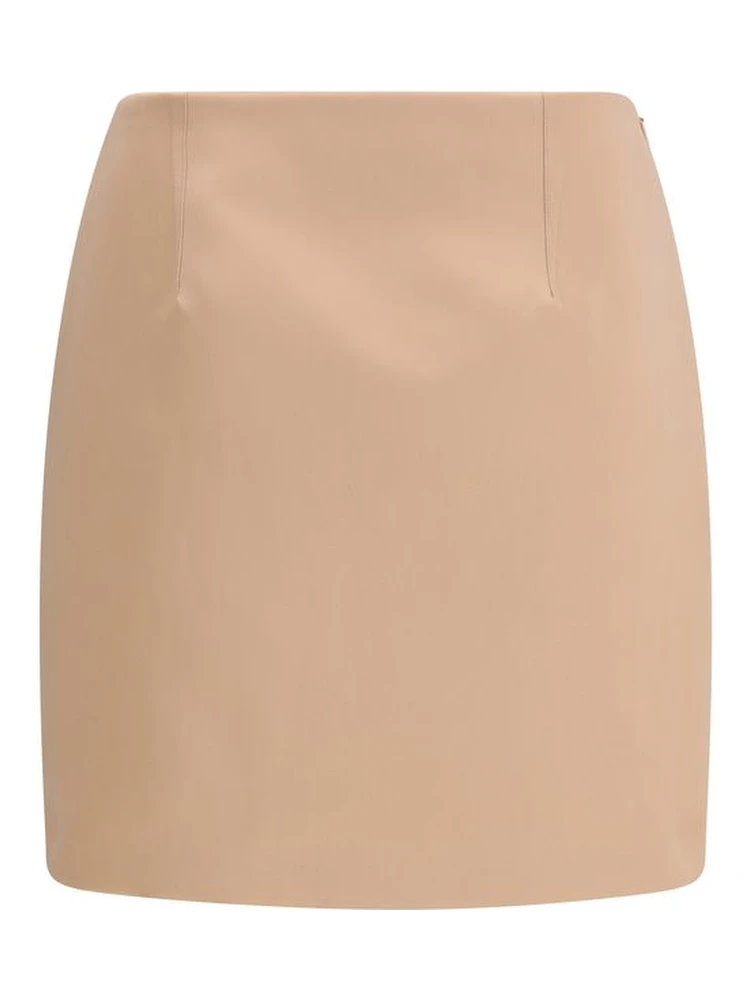 Multicolor Polyester Mini Skirt