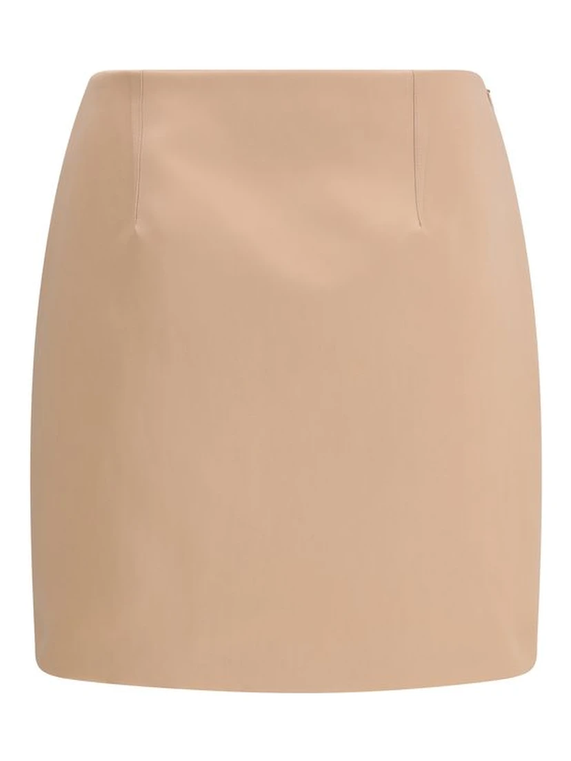 Multicolor Polyester Mini Skirt