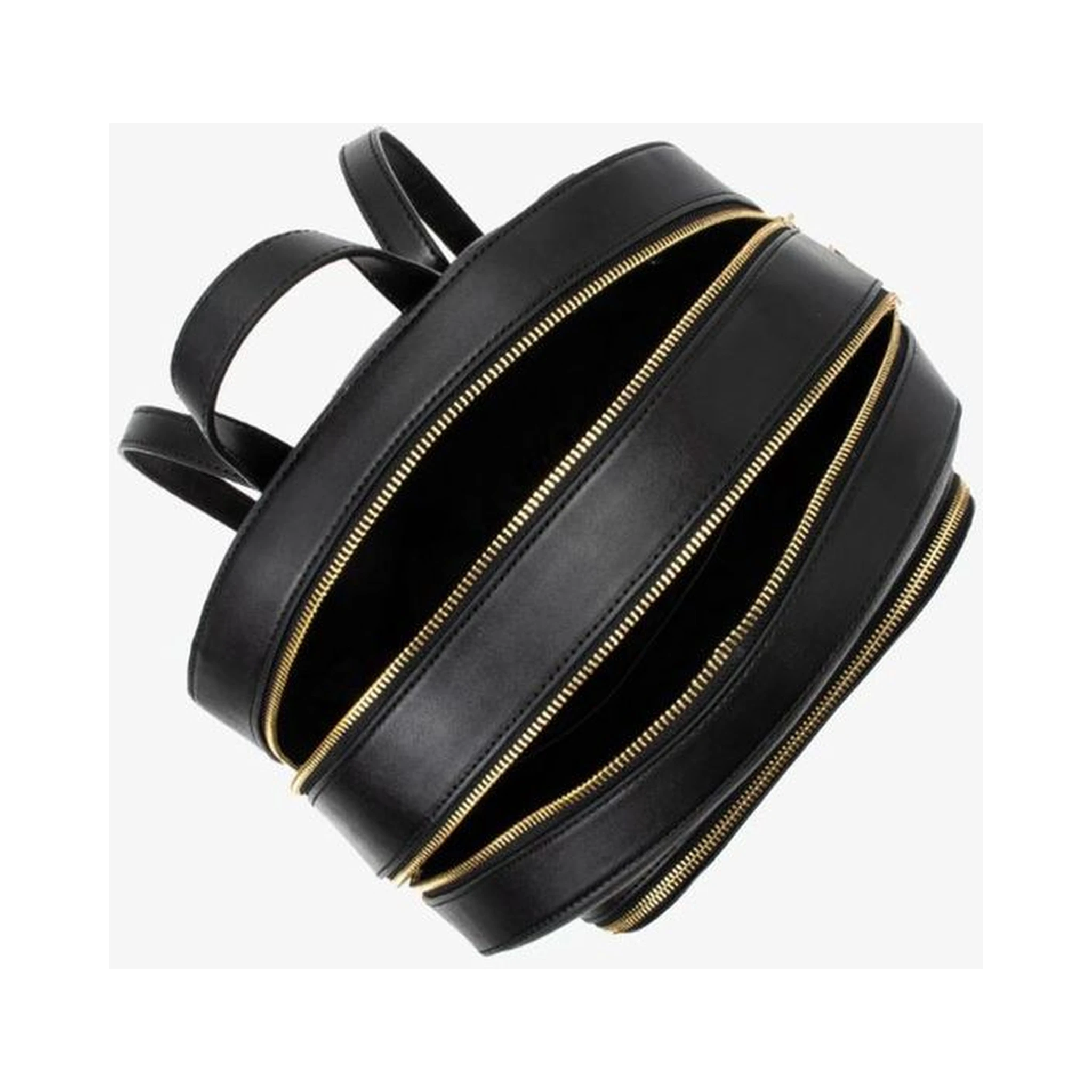 Black Leather Backpack