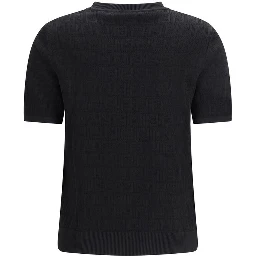 Black Viscose T-Shirt
