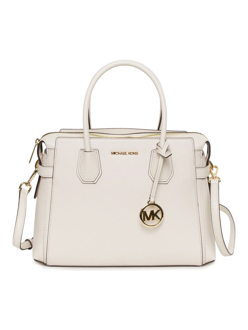 Beige Leather Handbag