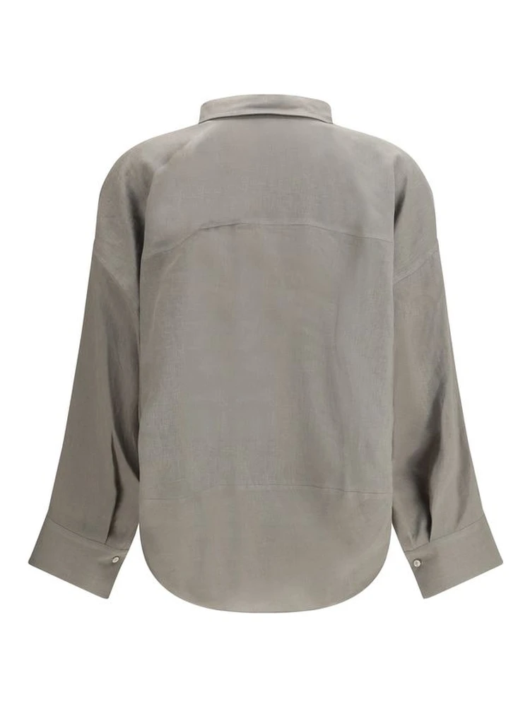 Bicolor Linen Blouse alternative