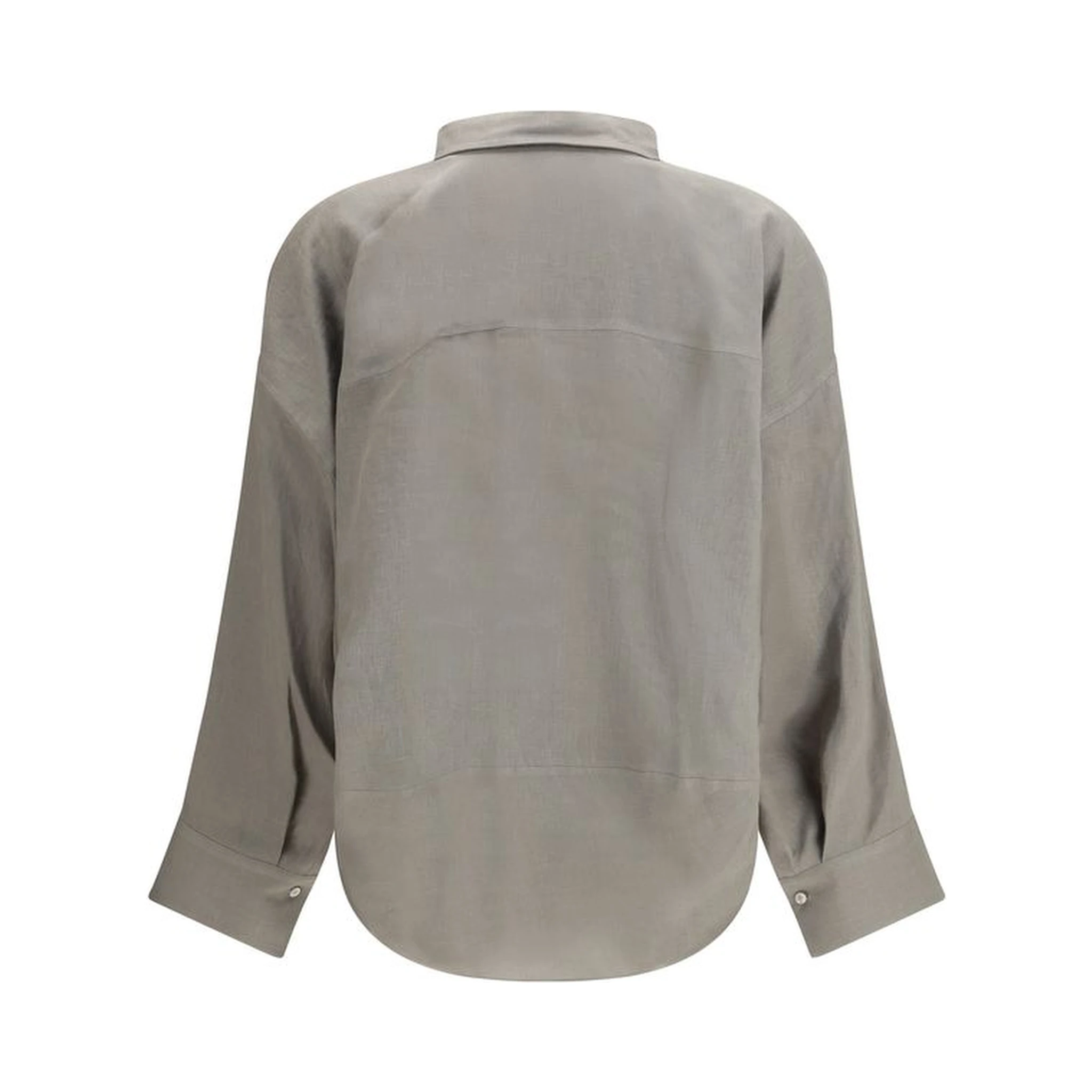 Bicolor Linen Blouse