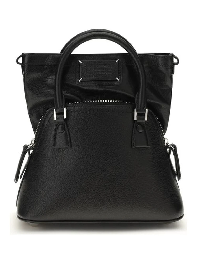 Black Goatskin Shoulder Bag