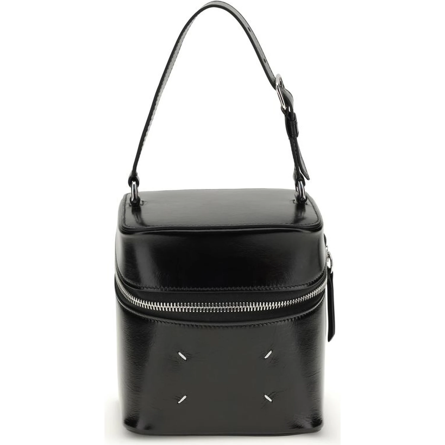 Black Calf Leather Bos Taurus Shoulder Bag