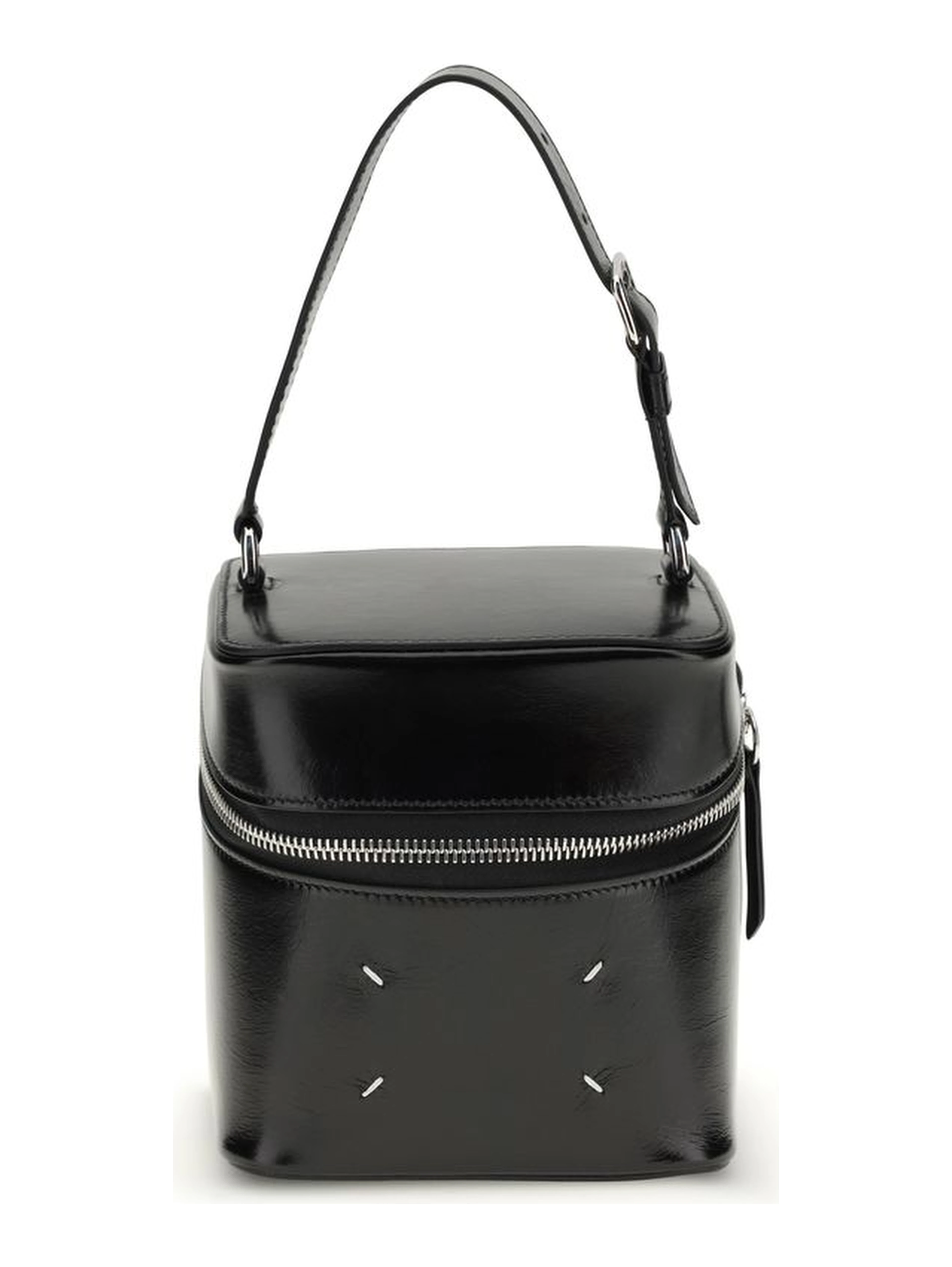 Black Calf Leather Bos Taurus Shoulder Bag