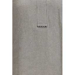 Bicolor Linen Blouse