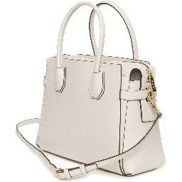 Beige Leather Handbag