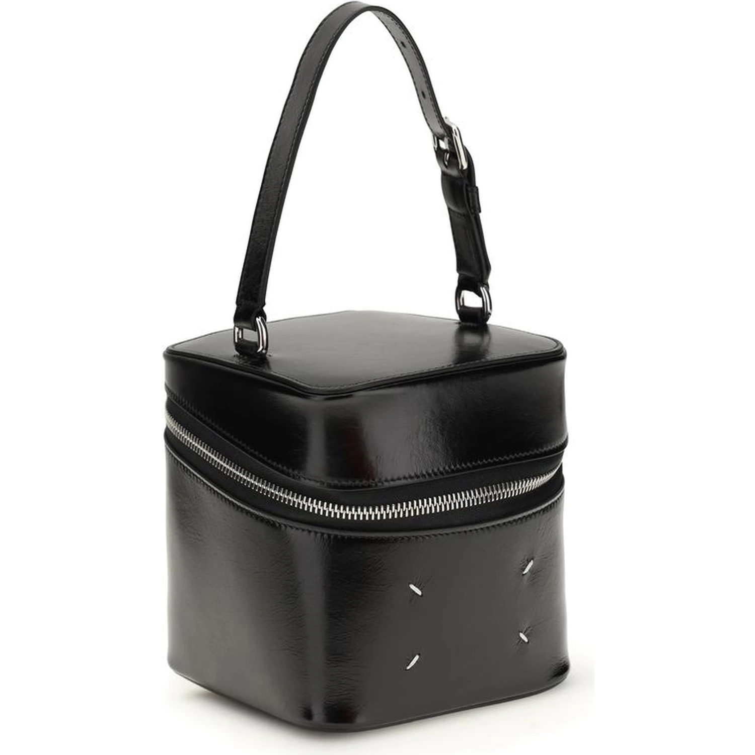 Black Calf Leather Bos Taurus Shoulder Bag