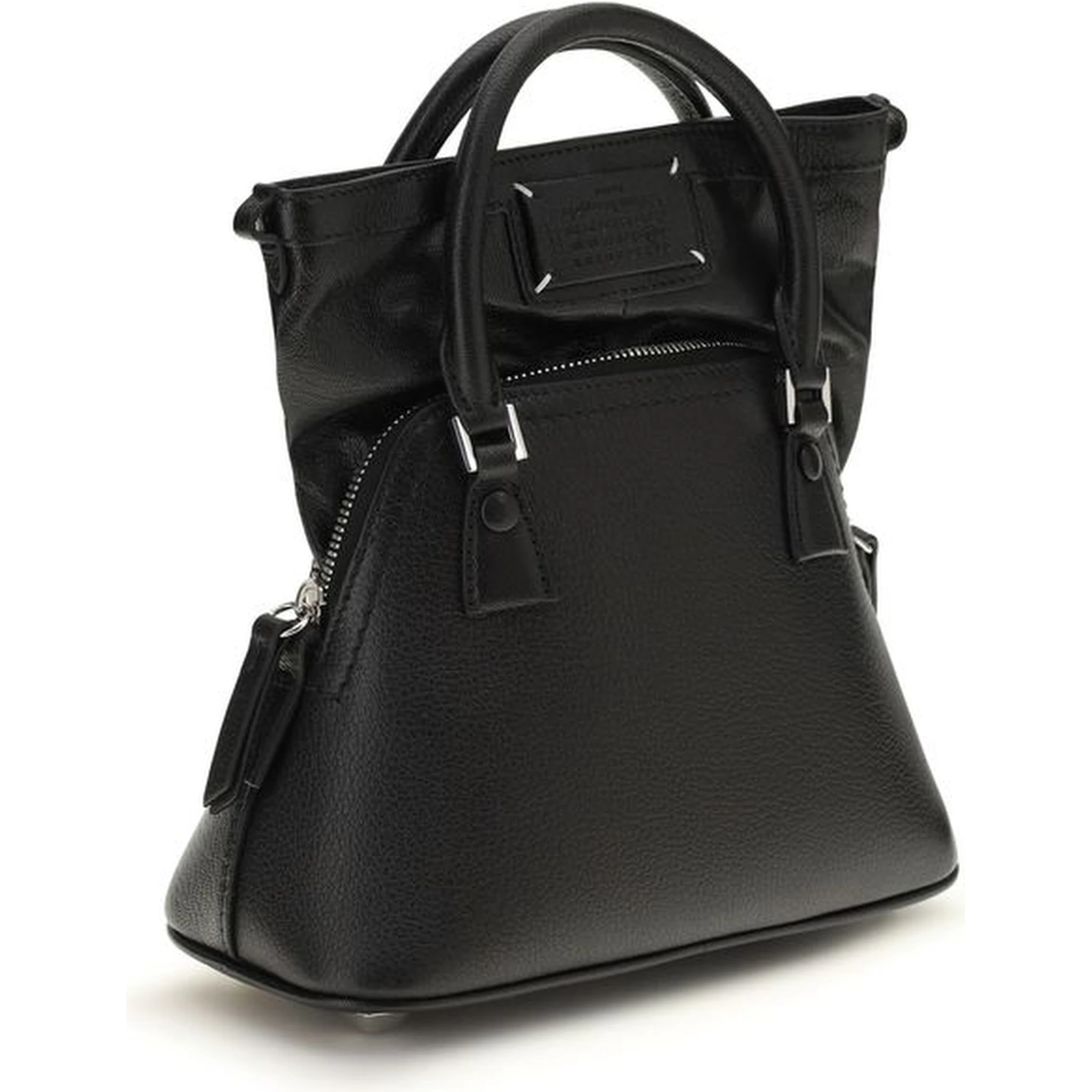 Black Goatskin Shoulder Bag