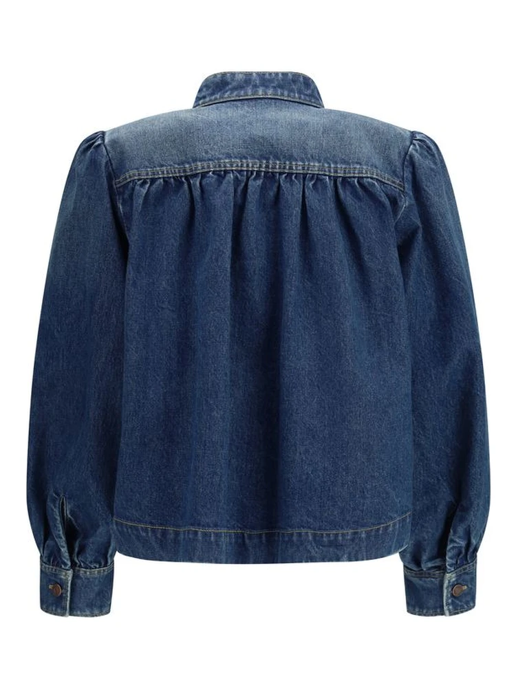 Blue Cotton Denim Jacket alternative