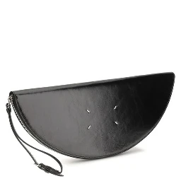 Black Calf Leather Bos Taurus Clutch Bag