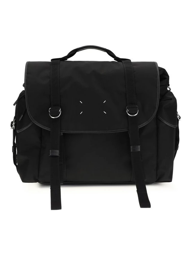 Black Calf Leather Bos Taurus Shoulder Bag