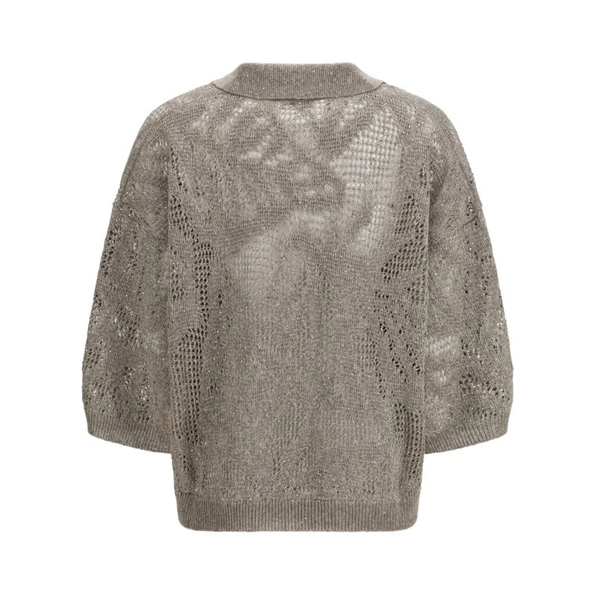 Beige Linen Polo Shirt