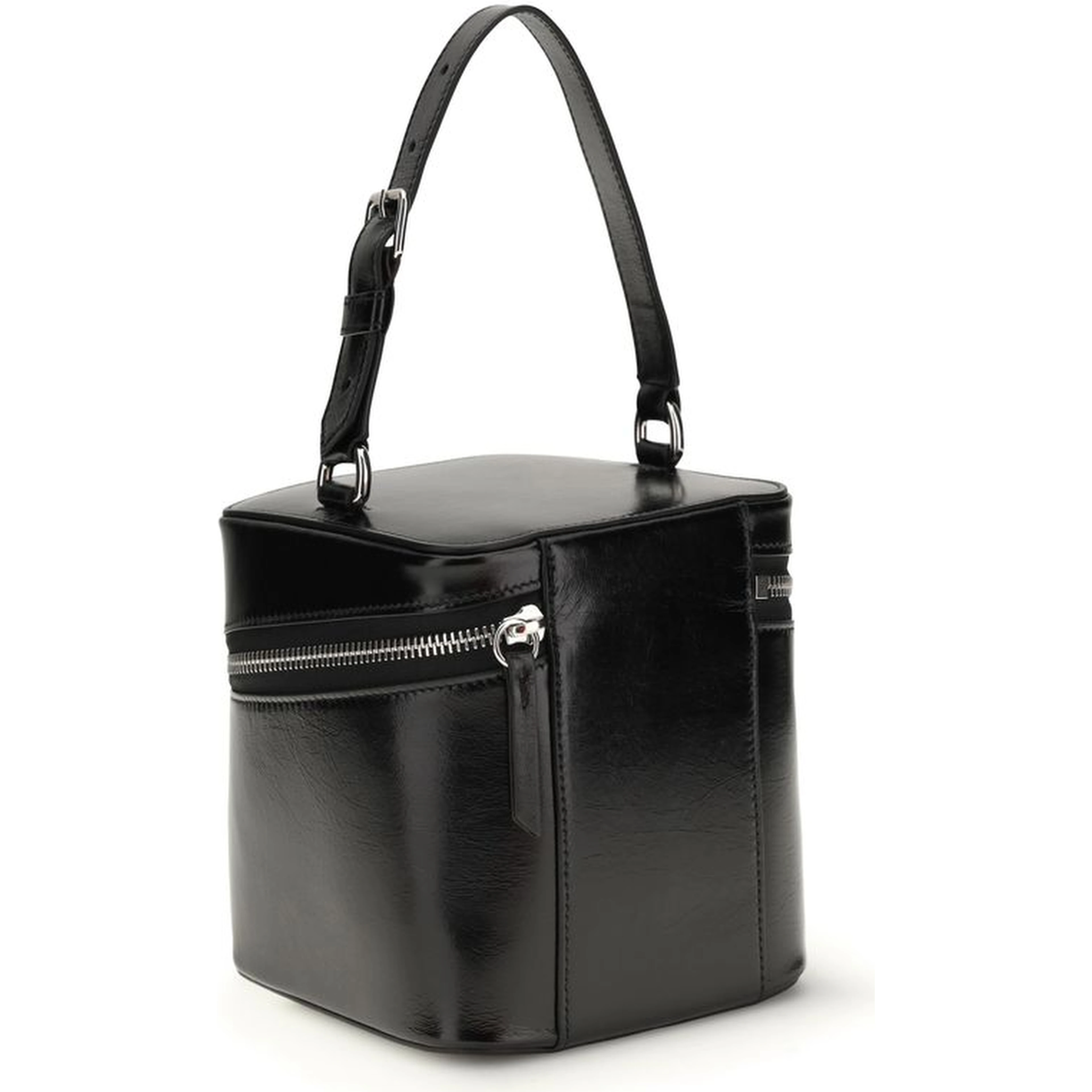Black Calf Leather Bos Taurus Shoulder Bag