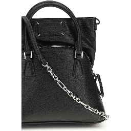 Black Goatskin Shoulder Bag