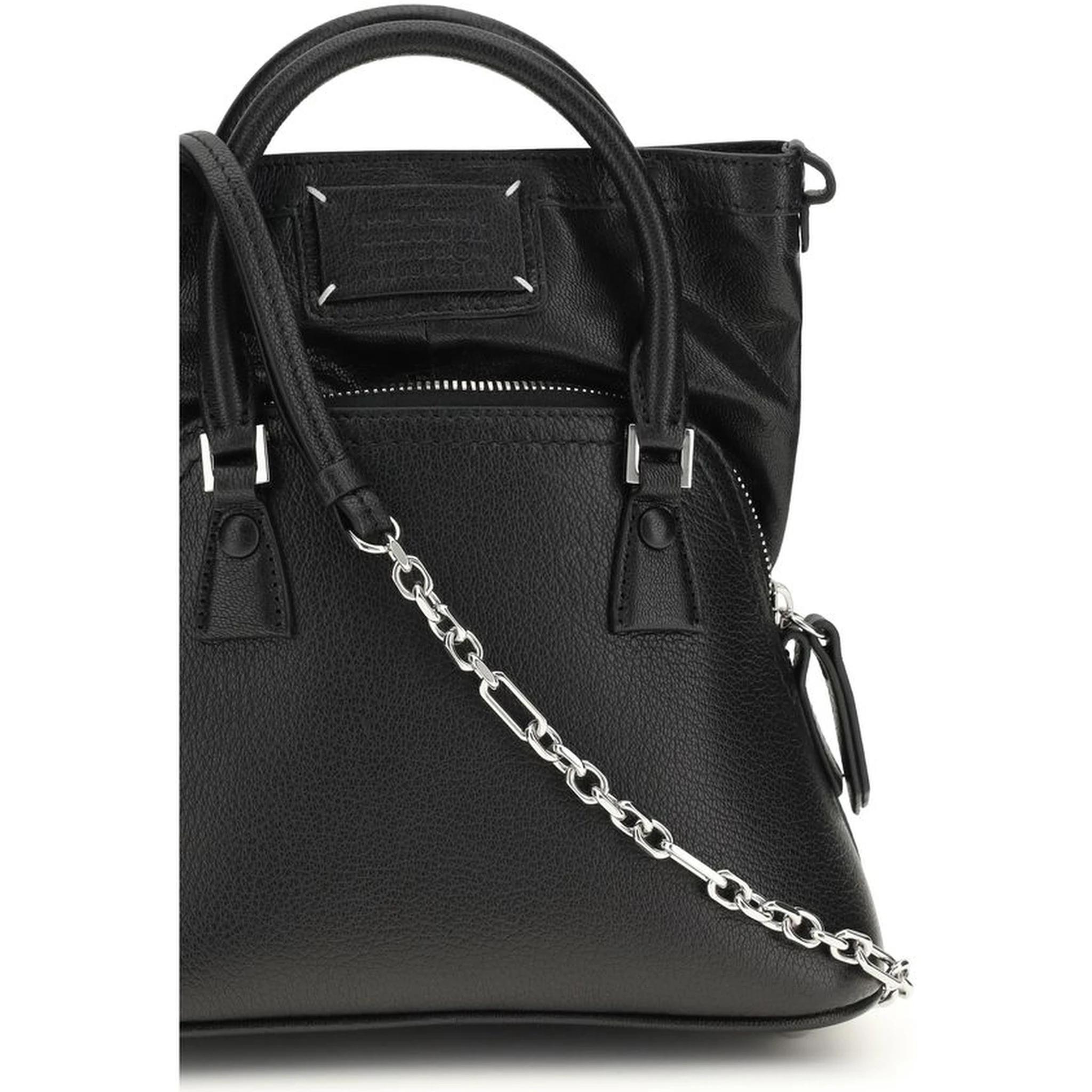 Black Goatskin Shoulder Bag