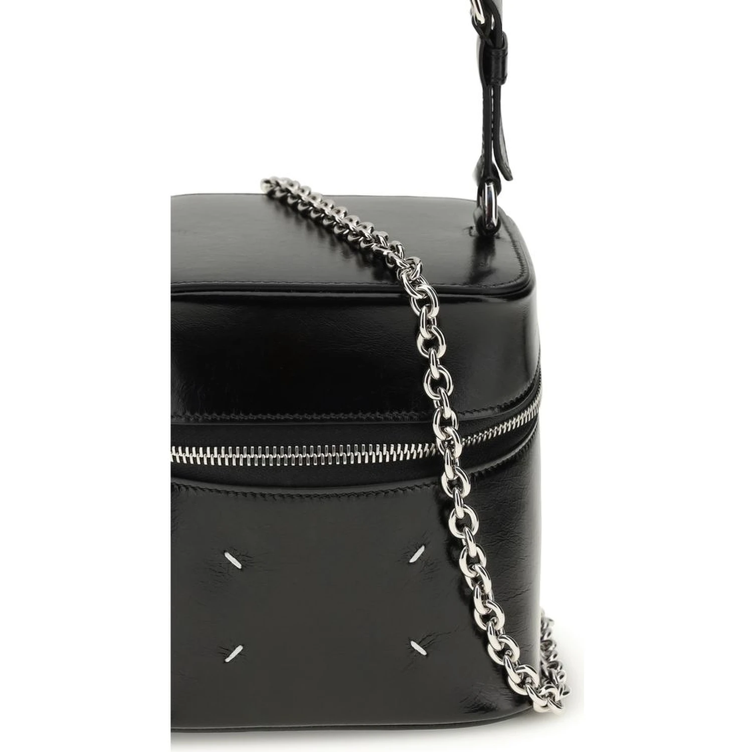 Black Calf Leather Bos Taurus Shoulder Bag
