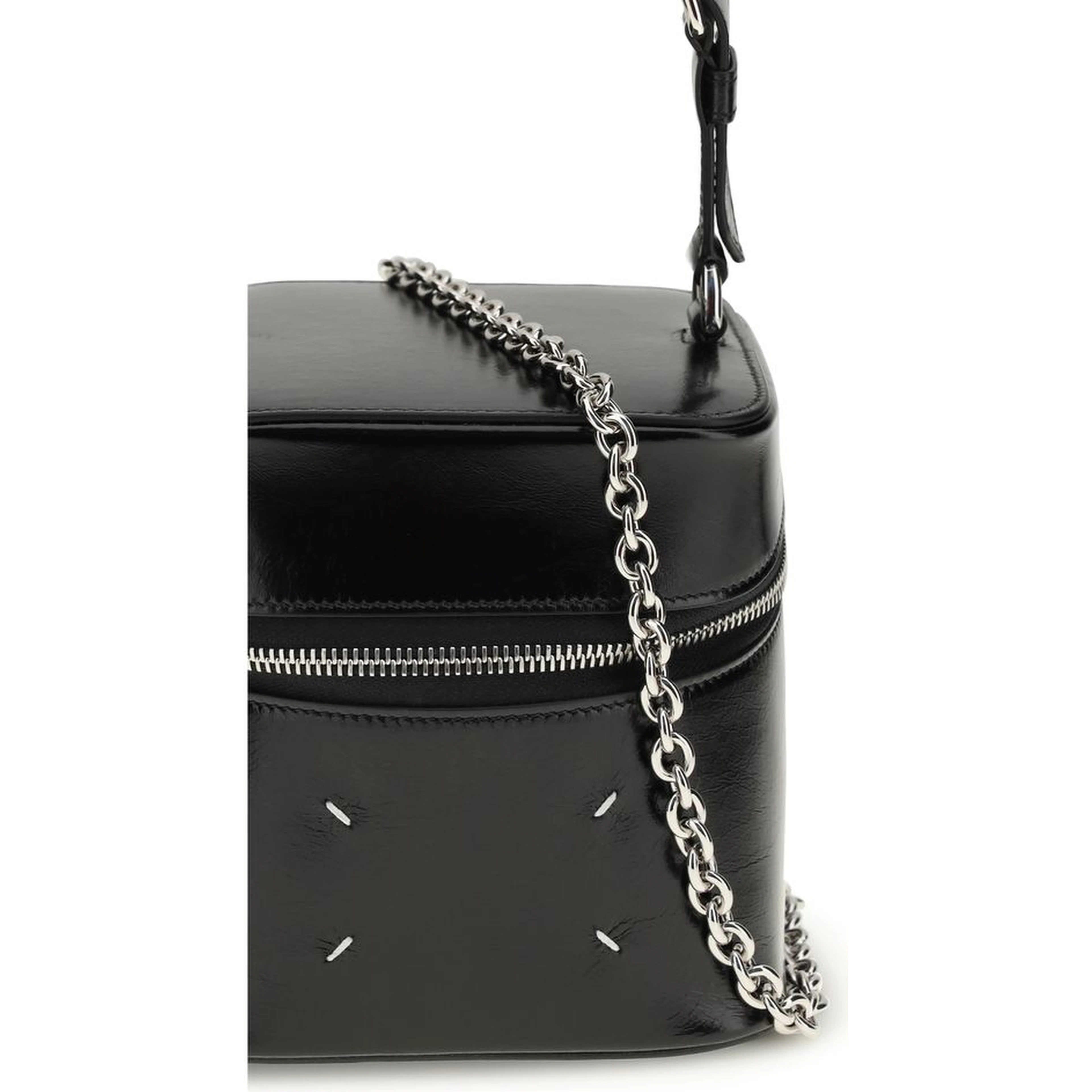 Black Calf Leather Bos Taurus Shoulder Bag