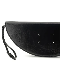 Black Calf Leather Bos Taurus Clutch Bag