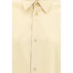 Beige Cotton Dress Shirt