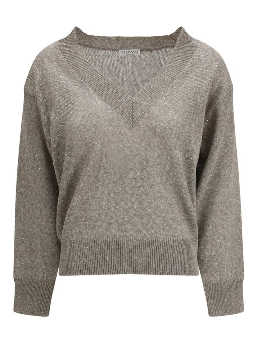 Brown Linen Sweatshirt