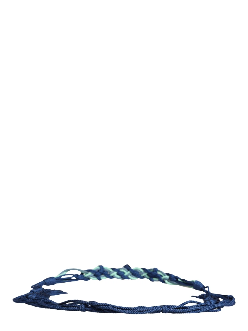 حزام خصر بإبزيم سلسلة حبل ملتوية متعددة الألوان