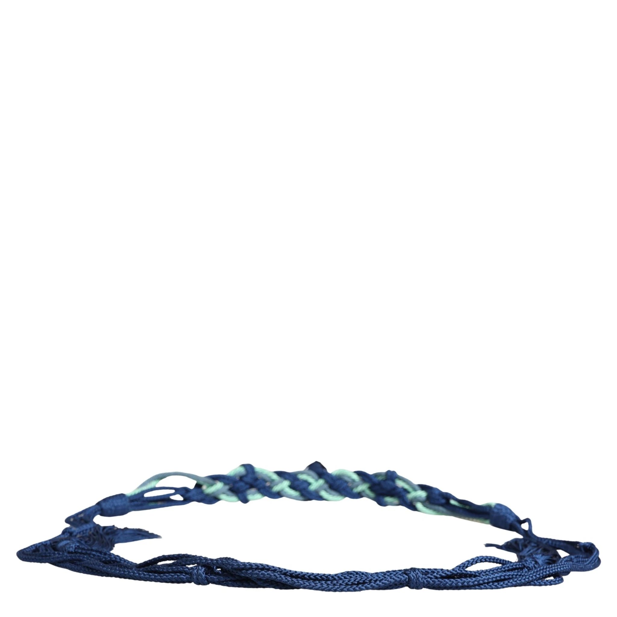 حزام خصر بإبزيم سلسلة حبل ملتوية متعددة الألوان