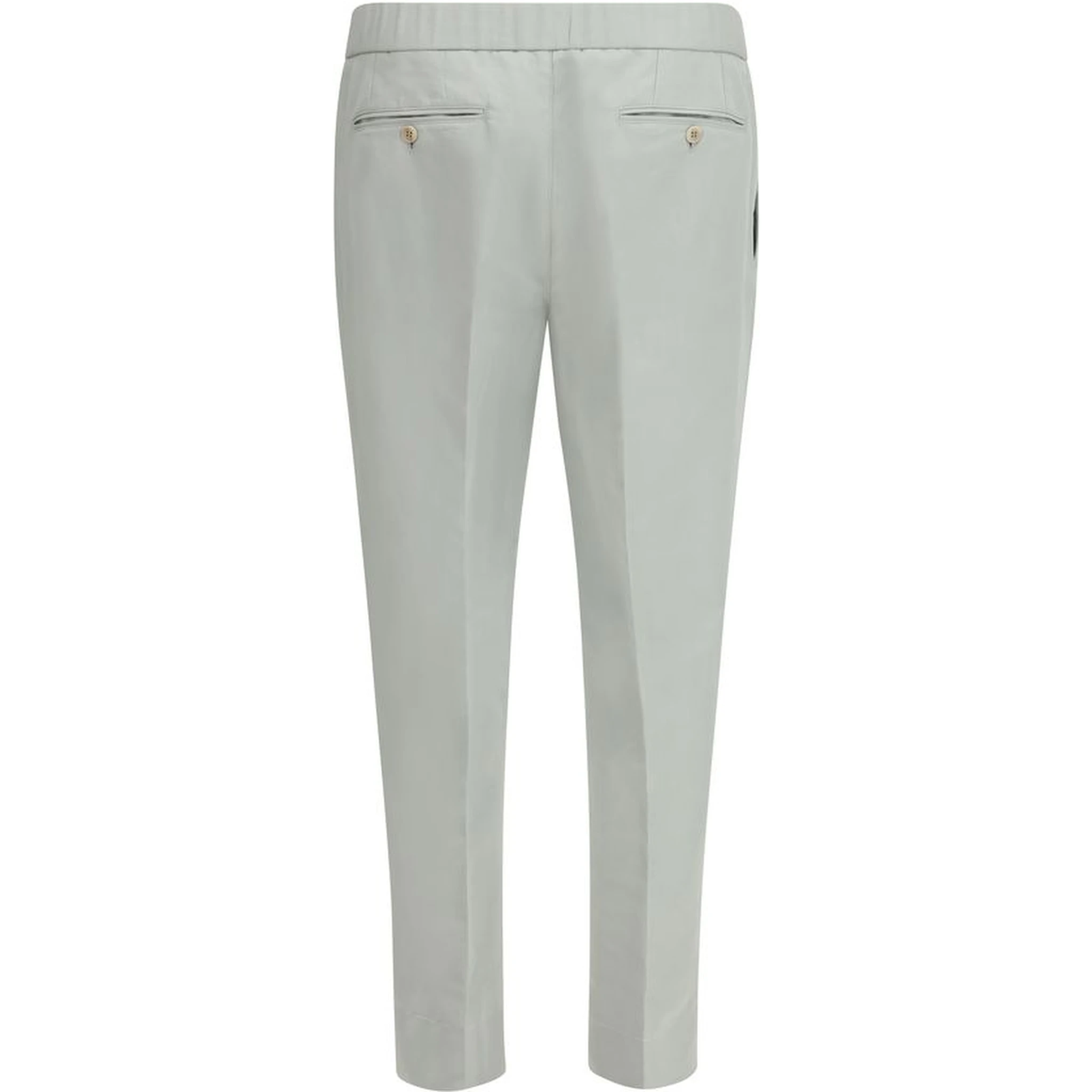 Bicolor Linen Casual Pants