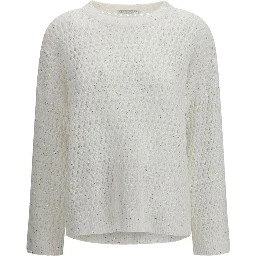 White Silk Sweatshirt