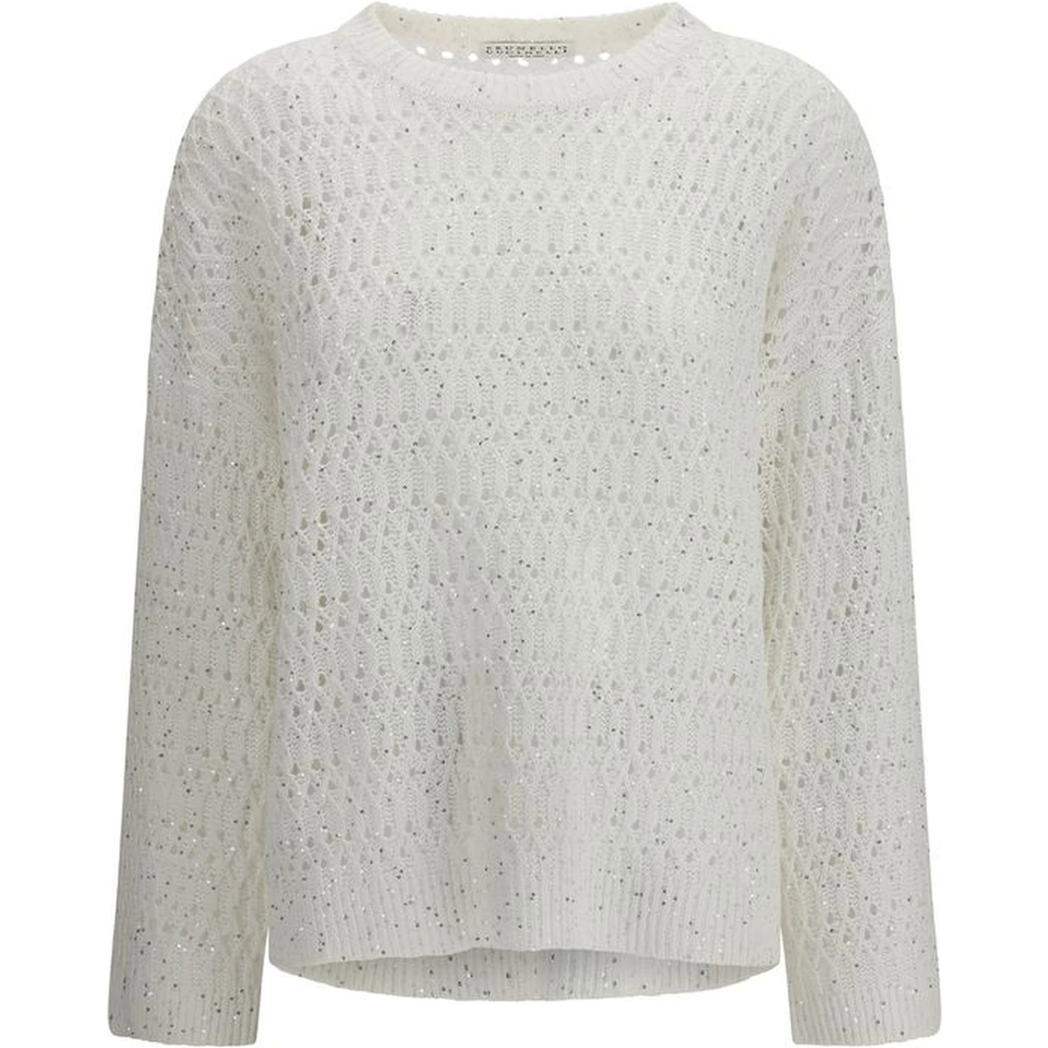 White Silk Sweatshirt