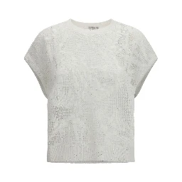 White Linen T-Shirt