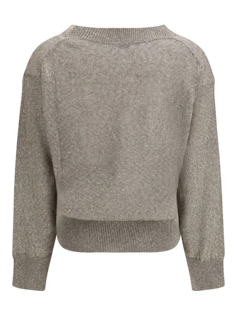 Brown Linen Sweatshirt