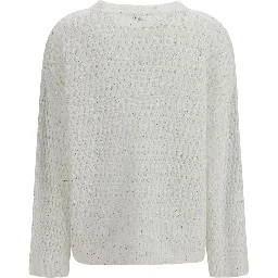 White Silk Sweatshirt