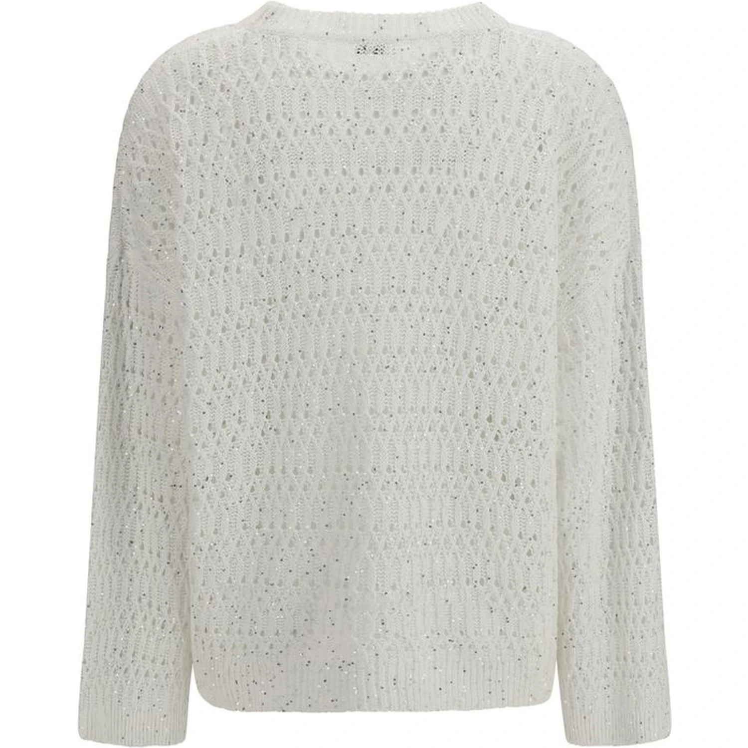 White Silk Sweatshirt