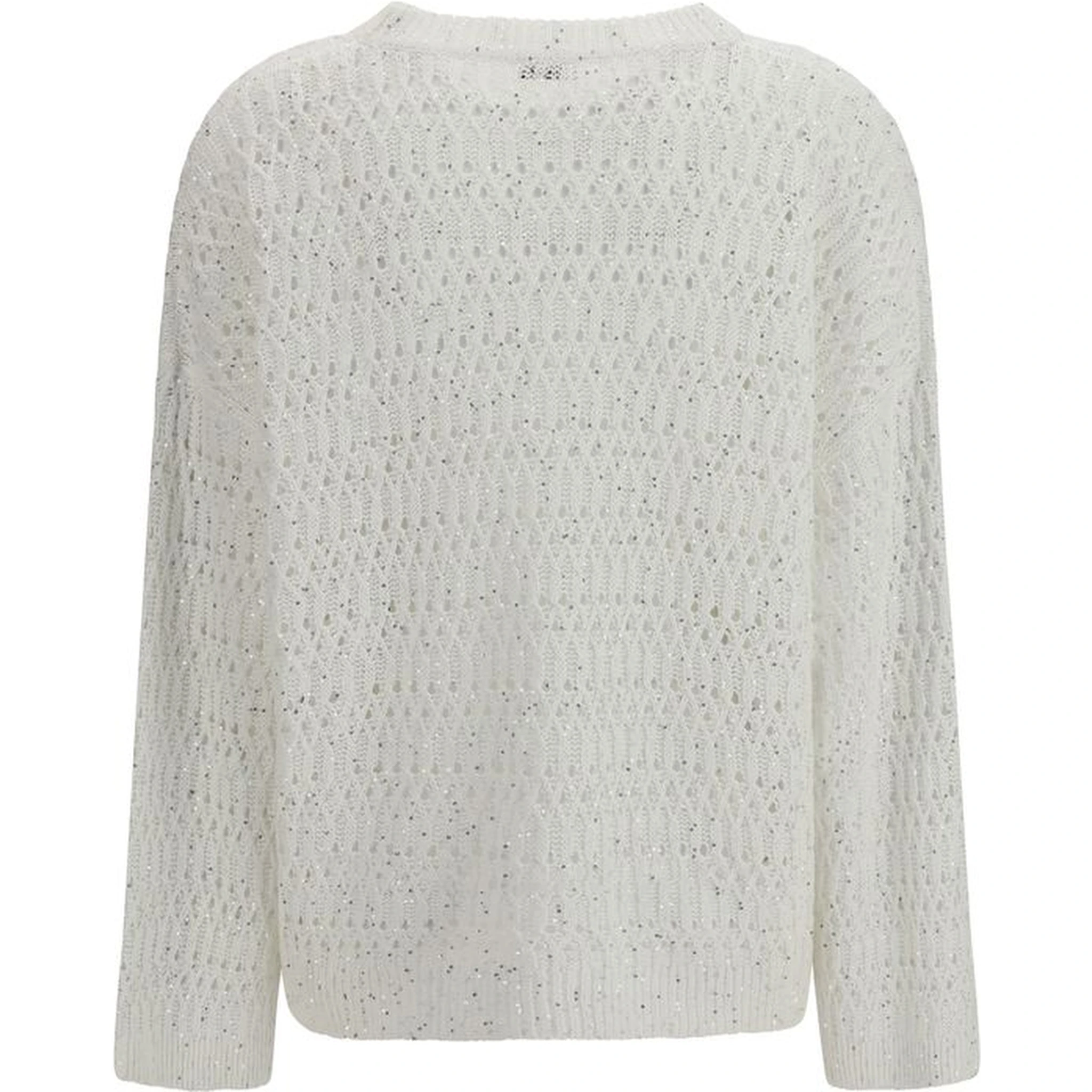 White Silk Sweatshirt